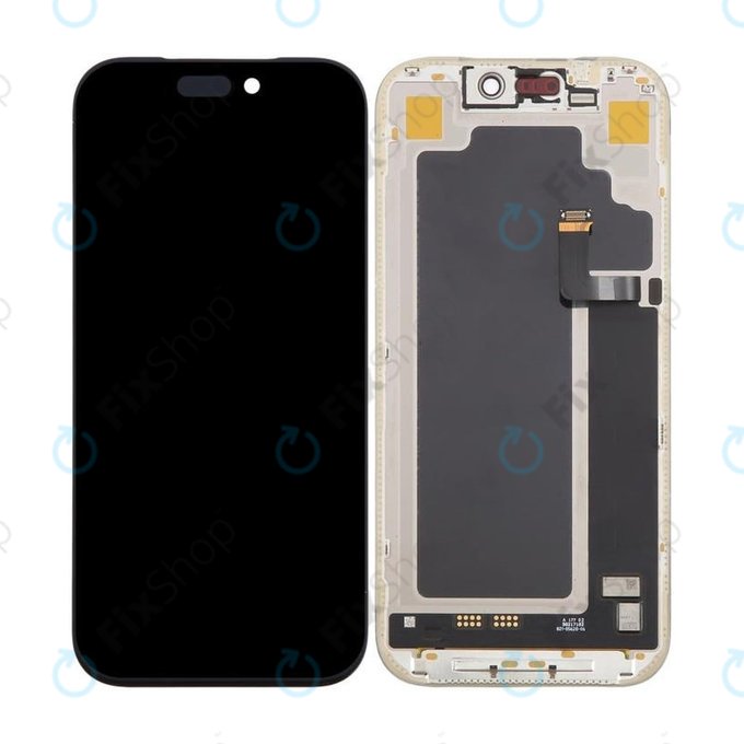 Displej In-Cell HD+ pro iPhone 17 Pro, Dotykové sklo s rámem