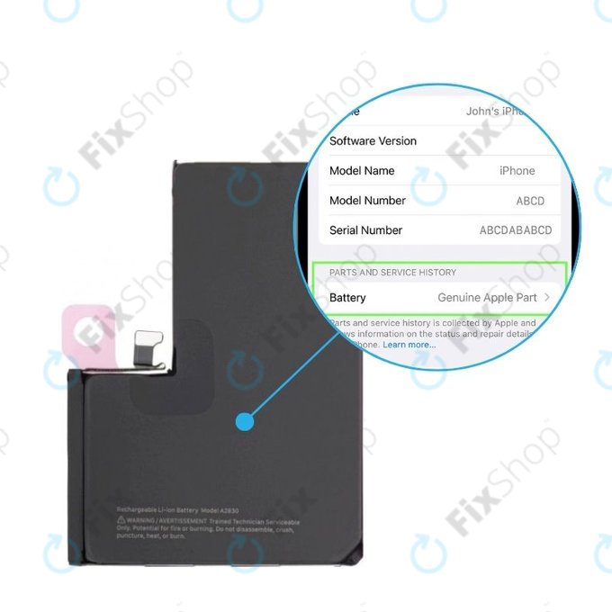 Baterie pro iPhone 14 Pro Max | 661-30397 | 4323mAh | Genuine Apple