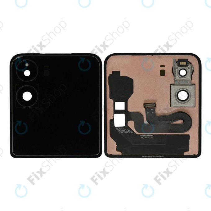 Xiaomi Mix Flip 2405CPX3DC - LCD Displej + Dotykové Sklo (Vnější) (Purple) - 560005000N800 Genuine Service Pack