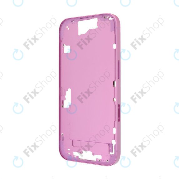 Apple iPhone 16 - Střední rám + Tlačítka zapínání + Hlasitosti (Pink)