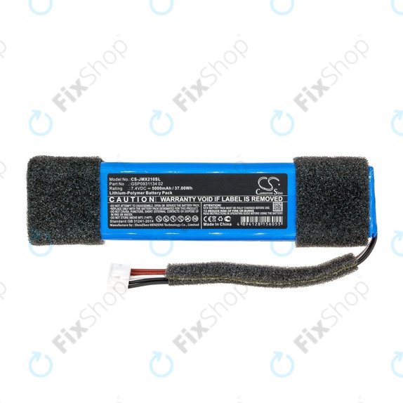 Baterie pro JBL Xtreme Splashproof, 5000mAh, Li-Pol, 7.4V, GSP0931134 02, HQ
