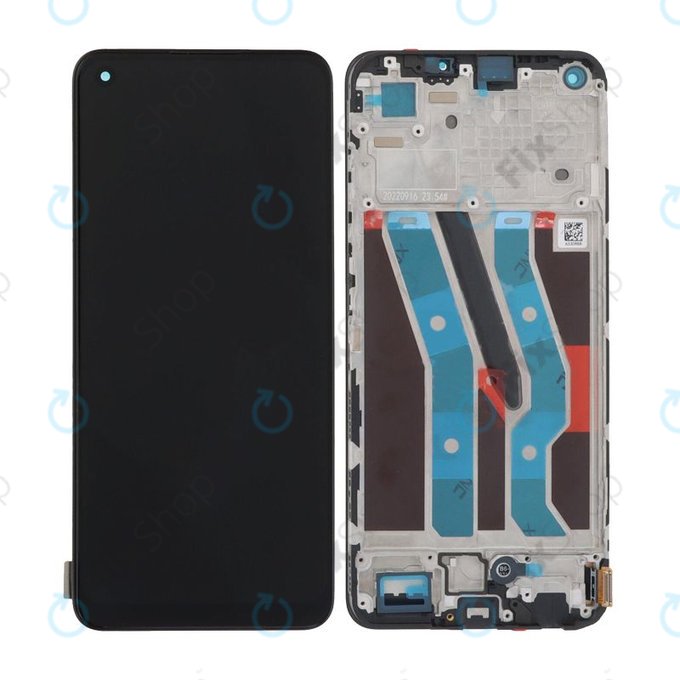 Realme 10 4G - LCD Displej + Dotykové Sklo + Rám (Blue) TFT