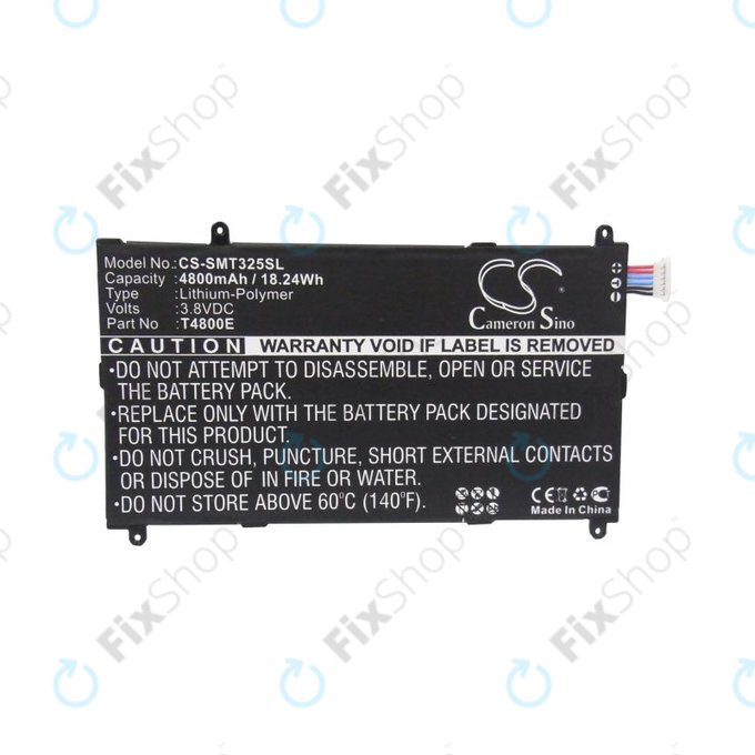 Baterie pro Samsung Galaxy Tab Pro 8.4, 4800mAh, Li-Pol, 3.8V, T4800E, HQ