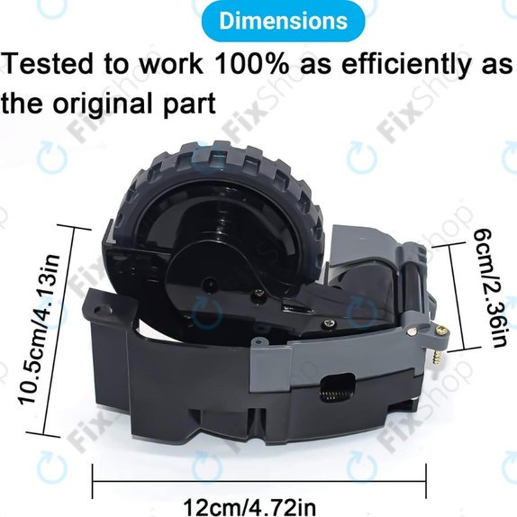 iRobot Roomba e-series, i-series, j-series - Kolo s Motorem (Pravé)