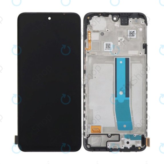 Xiaomi Redmi Note 12S - LCD Displej + Dotykové Sklo + Rám (Onyx Black) TFT