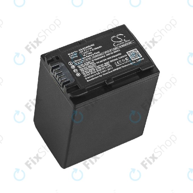 Baterie pro Sony FDR-AX, HDR-CX, HDR-CX HDR-PJ, NEX-VG30, 2700mAh, Li-Ion, 7.3V, NP-FV100A, HQ