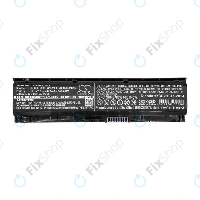Baterie pro HP 17, Omen 17, Pavilion 17, 4400mAh, Li-Ion, 11.1V, 849571-221, HQ