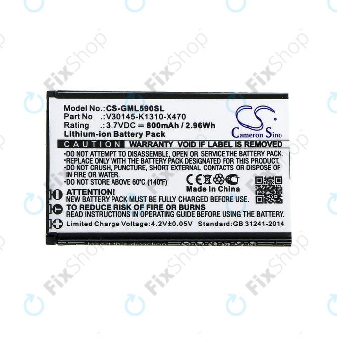 Baterie pro Saiet Lumina, Ready, Single, Brondi Amico Favoloso, Gigaset GI390, 590, 800mAh, Li-Ion, 3.7V, V30145-K1310-X470, HQ