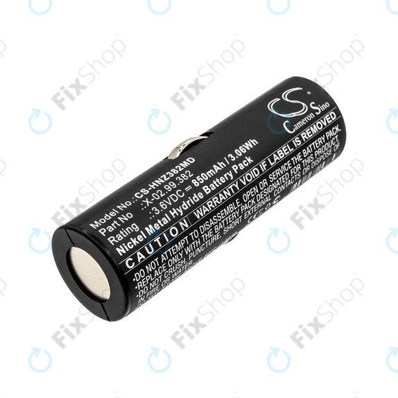Baterie pro Heine Beta Handles, Heine Ophthalmoscope Beta 200, 850mAh, Ni-MH, 3.6V, X-02.99.382, BATT/110904-A1, HQ
