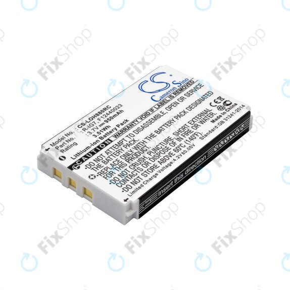 Baterie pro Logitech Harmony 720, 780, 880, 890, 900, 950mAh, Li-Ion, 3.7V, R-IG7, HQ