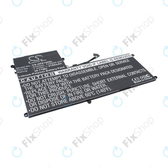 Baterie pro HP Elitepad 1000, Elitepad 1000 G2, Ultrabook Ao02xl Series, 4150mAh, Li-Pol, 7.4V, AO02XL, HQ