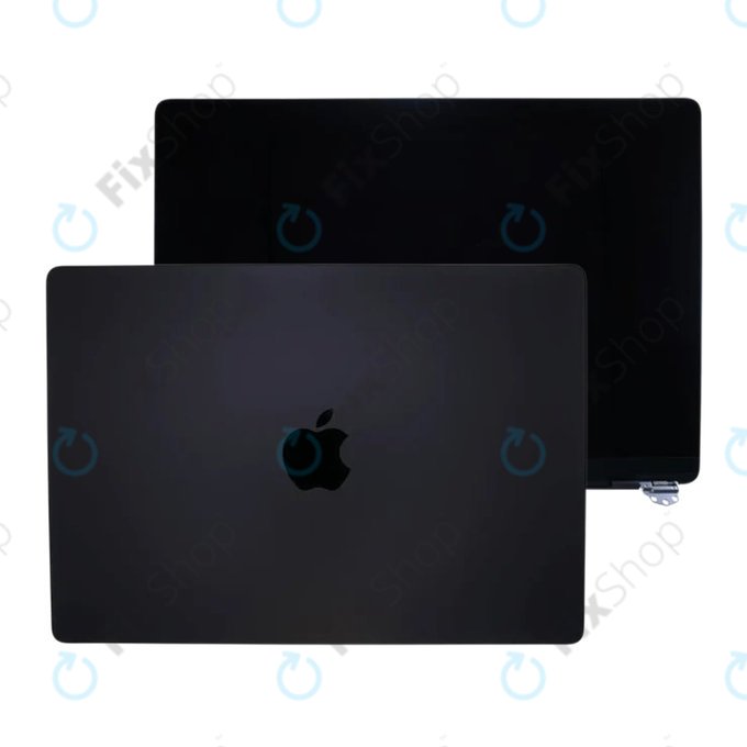 LCD displej pro MacBook Pro 14", A3112, A3185 (2024), s předním sklem a krytem, Space Black, 661-41794, Genuine Apple