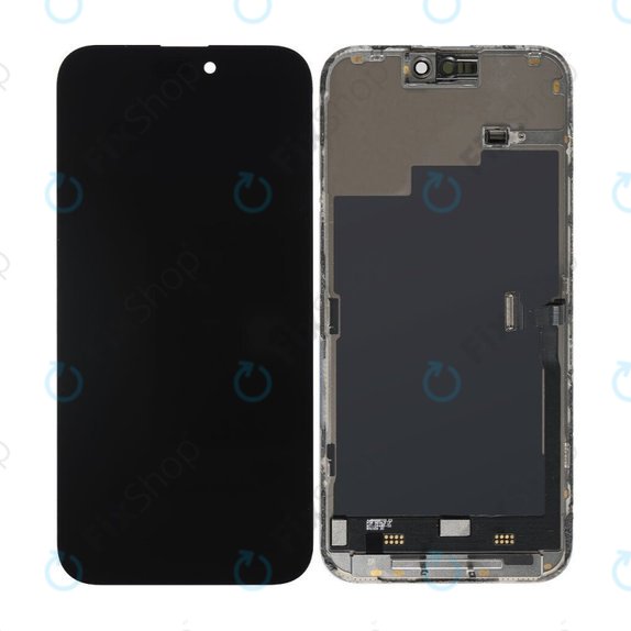 Displej pro iPhone 15 Pro Max, Dotykové sklo s rámem, Refurbished
