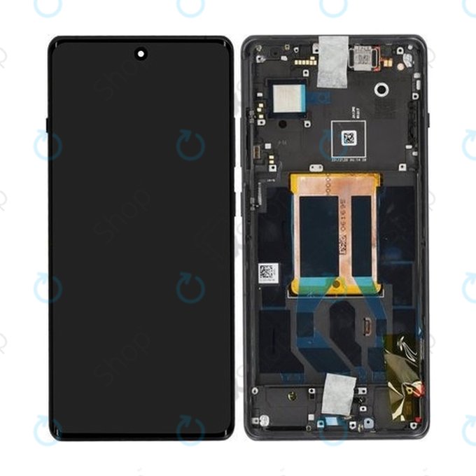 OnePlus 12R - LCD Displej + Dotykové Sklo + Rám (Iron Grey) - 621029000157 Genuine Service Pack