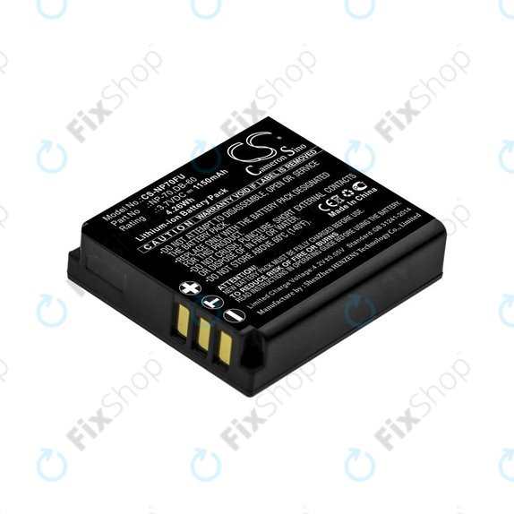 Baterie pro Panasonic Lumix DMC-FX01, 1150mAh, Li-Ion, 3.7V, CGA-S005, HQ