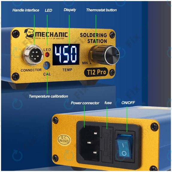 Mechanic T12 Pro - Digitální Pájecí Stanice (Blue)