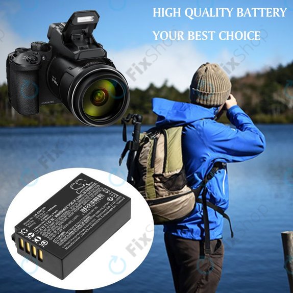 Baterie pro Nikon Coolpix A, 850mAh, Li-Ion, 7.4V, EN-EL20, HQ