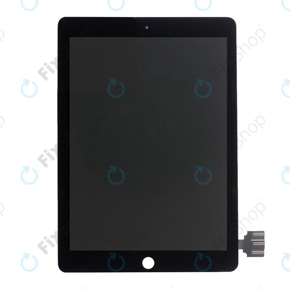 LCD Displej pro iPad Pro 9.7" (2016), Black, Dotykové sklo bez rámu