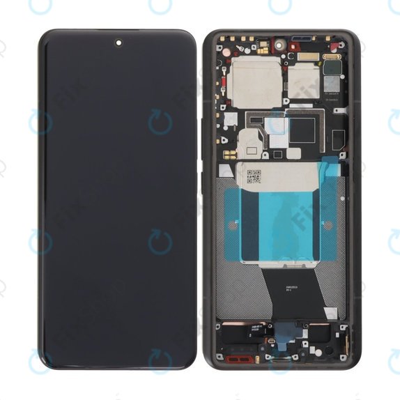 Xiaomi 14 Ultra - LCD Displej + Dotykové Sklo + Rám (Black) OLED