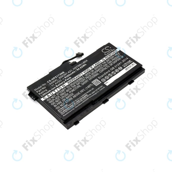 Baterie pro HP Zbook 17 G3, 8300mAh, Li-Ion, 11.4V, AI06XL, HQ