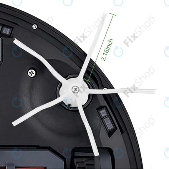 Sada náhradních dílů pro Xiaomi Roborock Q7+, Q7 Max, Q7 Max+ (2x Hlavní kartáč, 4x Filtr, 4x Boční kartáč – bílý, 4x Mopovací útěrka, 4x Sáček na prach)