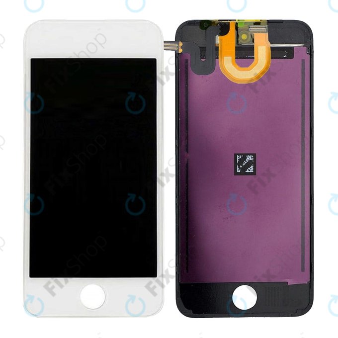 LCD Displej pro iPod Touch (5th Gen, 6th Gen, 7th Gen), White, Dotykové sklo s rámem