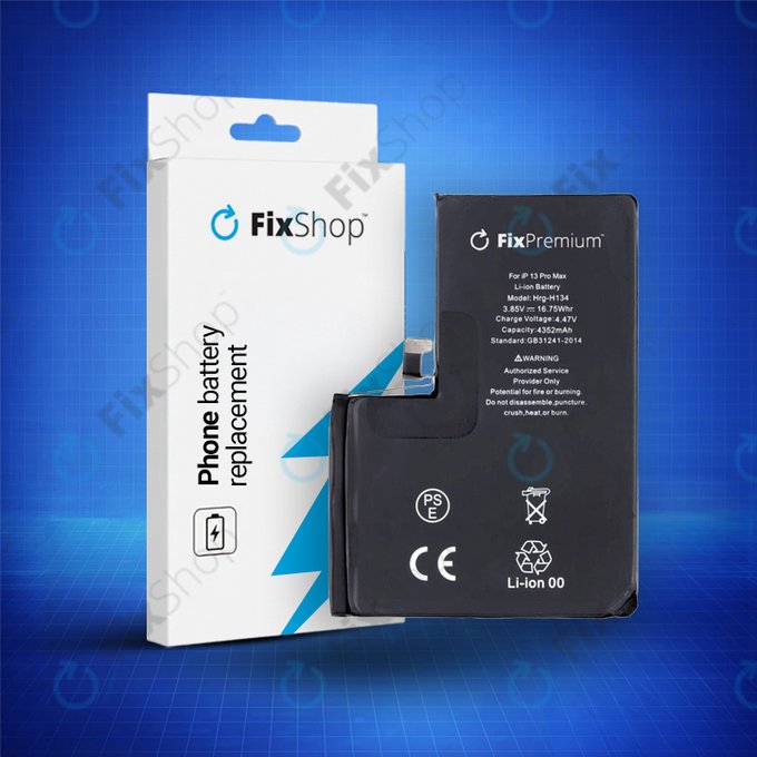 Baterie pro iPhone 13 Pro Max, 4352mAh, A2653, FixPremium
