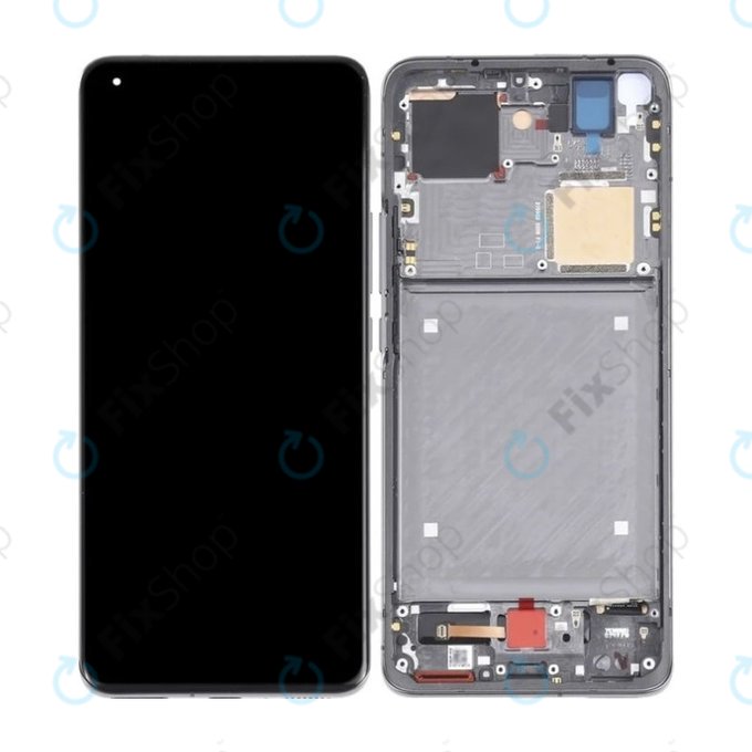 Xiaomi Mi 11 Ultra - LCD Displej + Dotykové Sklo + Rám (Ceramic Black) OLED