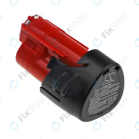 Baterie pro Milwaukee C12, M12, 2000mAh, Li-Ion, 12V, 48-11-2440, HQ