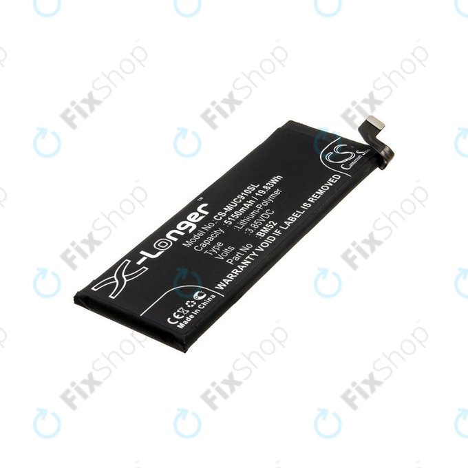 Baterie pro Xiaomi Mi Note 10 M190F4AG, 5150mAh, Li-Pol, 3.85 V, BM52, HQ