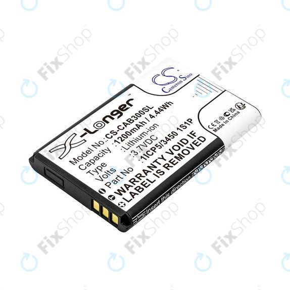 Baterie pro Cat B30, 1200mAh, Li-Ion, 3.7V, 1ICP5/3450 1S1P, HQ