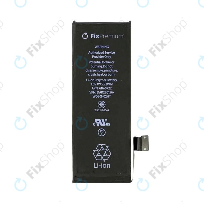 Baterie pro iPhone 5S, 1560mAh, FixPremium
