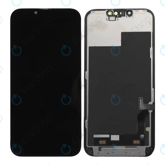 Displej Hard OLED pro iPhone 13, Dotykové sklo s rámem, FixPremium