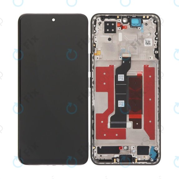 Honor 200 - LCD Displej + Dotykové Sklo + Rám (Black) TFT