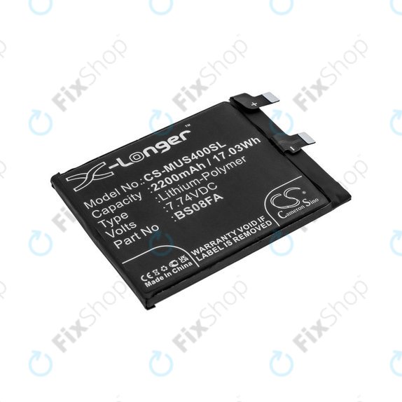 Baterie pro Xiaomi Black Shark 4, 2200mAh, Li-Pol, 7.74 V, BS08FA, HQ