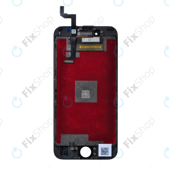 Displej pro iPhone 6S, Black, Dotykové sklo s rámem