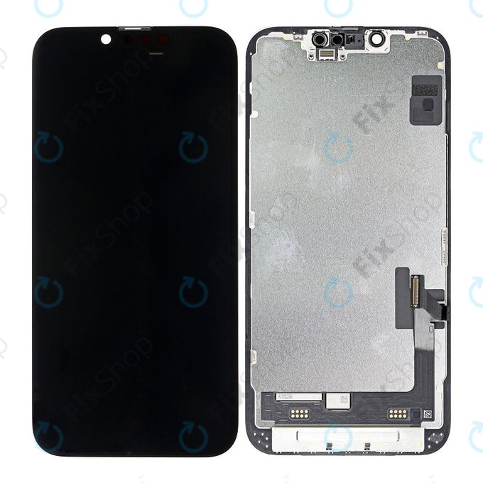 Displej pro iPhone 14, Dotykové sklo s rámem, Refurbished
