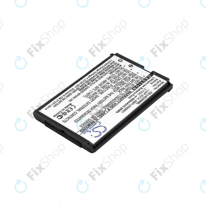 Baterie pro LG T500, 800mAh, Li-Ion, 3.7V, LGIP-531A, HQ