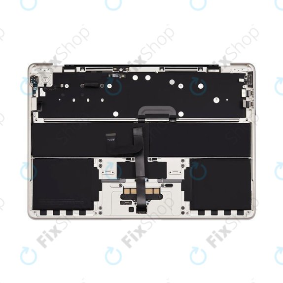Horní rám klávesnice pro MacBook Air 13", A3113 (2024), s klávesnicí US a baterií, Starlight, 661-40229, Genuine Apple