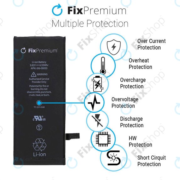 Baterie pro iPhone XR, 2942mAh, FixPremium