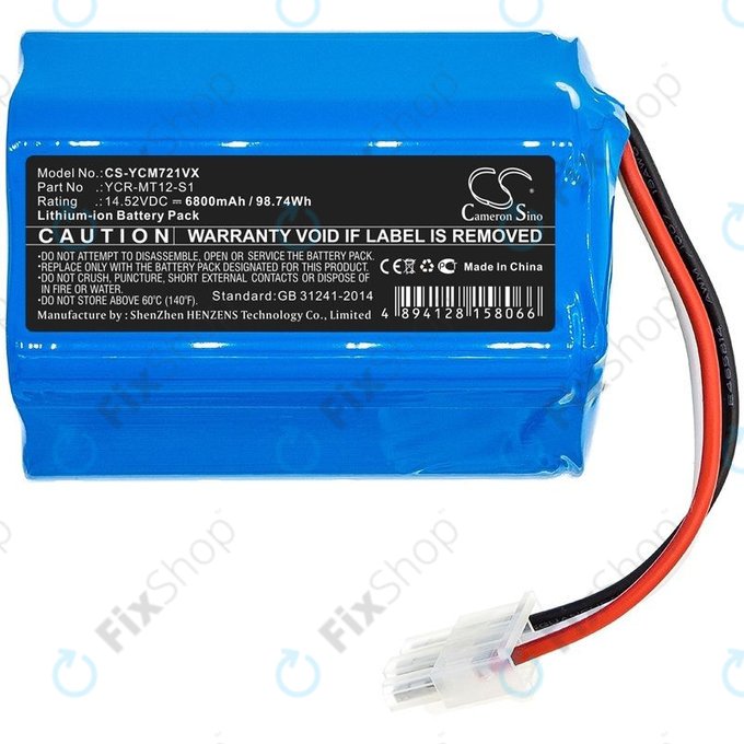 Miele Scout RX2, RX3 Home Vision - Baterie YCR-MT12-S1 Li-Ion 14.52V 6800mAh HQ