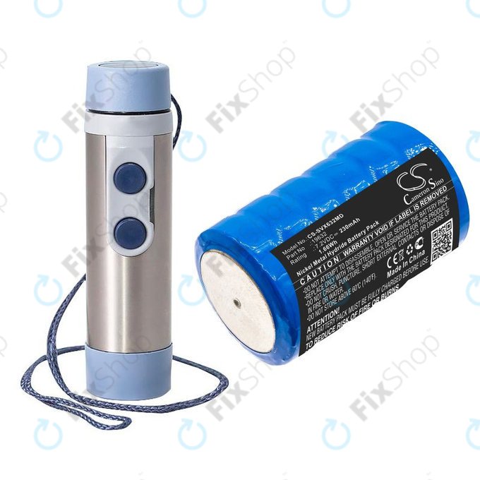 Baterie pro Servox Digital XI Speech, Servox Speech, 230mAh, Ni-MH, 7.2V, 19632, HQ