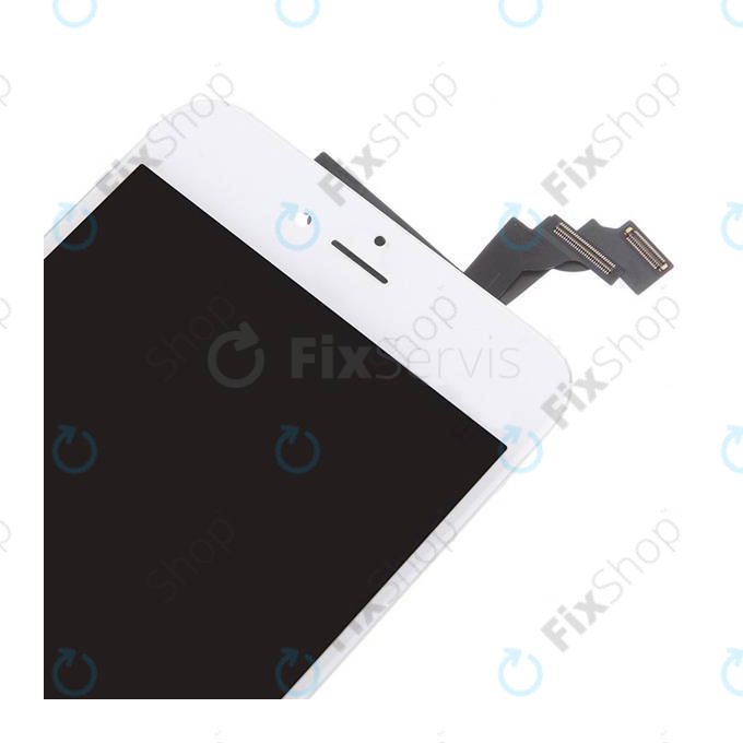 Displej pro iPhone 6 Plus, White, Dotykové sklo s rámem