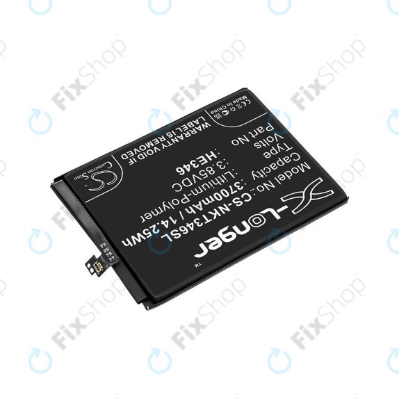 Baterie pro Nokia 7 Plus, 3700mAh, Li-Pol, 3.85 V, HE346, HQ
