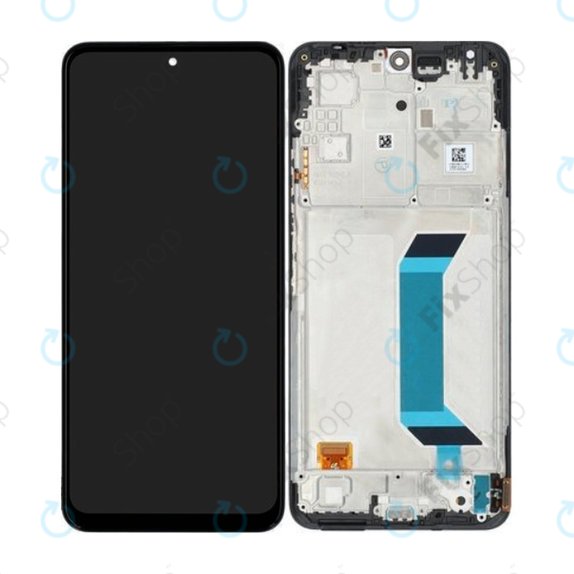 Xiaomi Redmi Note 12 5G - LCD Displej + Dotykové Sklo + Rám (Onyx Grey) - 560001M17P00 Genuine Service Pack