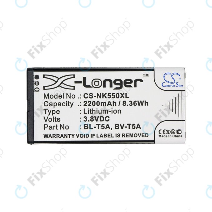 Baterie pro Nokia Lumia 730, 2200mAh, Li-Ion, 3.8V, BL-T5A, HQ