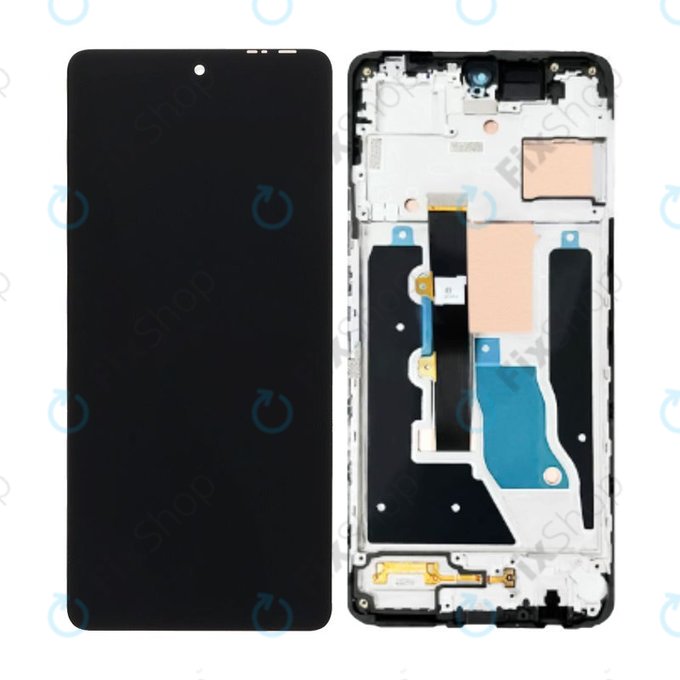 Infinix Note 30 Pro - LCD Displej + Dotykové Sklo + Rám (Magic Black) TFT