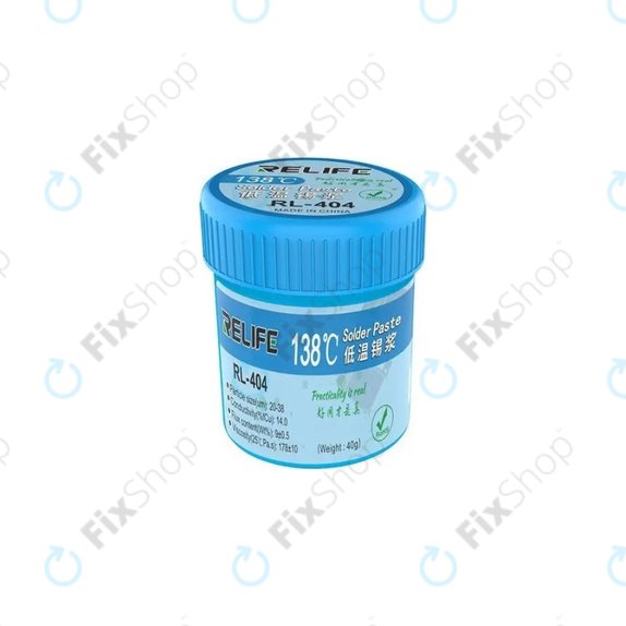 Relife RL-404 - Pájecí Pasta 138°C (40g)