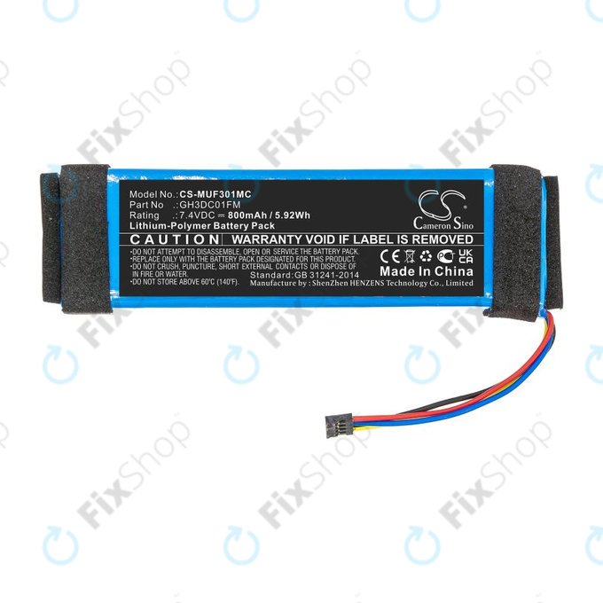 Baterie pro Xiaomi Fimi Palm, 800mAh, Li-Pol, 7.4V, GH3DC01FM, HQ