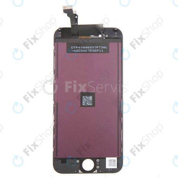 Displej pro iPhone 6, Black, Dotykové sklo s rámem